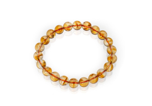 Браслет з натурального цитрина