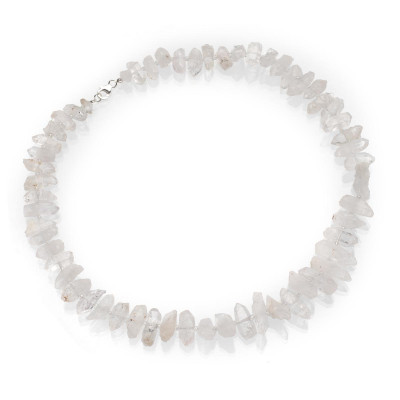 Бусы из херкимерского алмаза