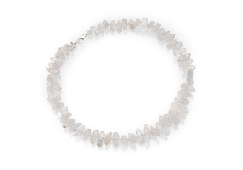 Бусы из херкимерского алмаза