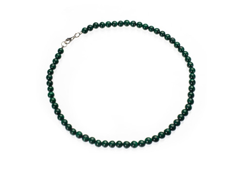 Намисто з натурального малахіту