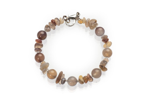 Браслет з агату ботсвана