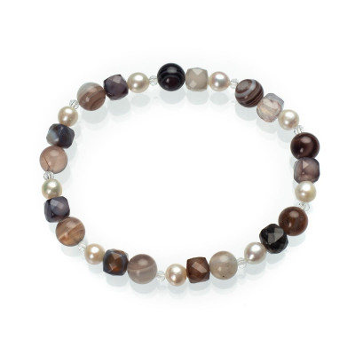 Браслет з агатом Ботсвана