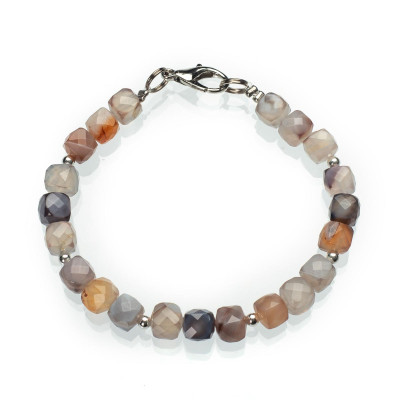Браслет з агату ботсвана