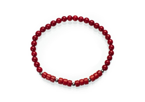 Браслет з натурального коралу