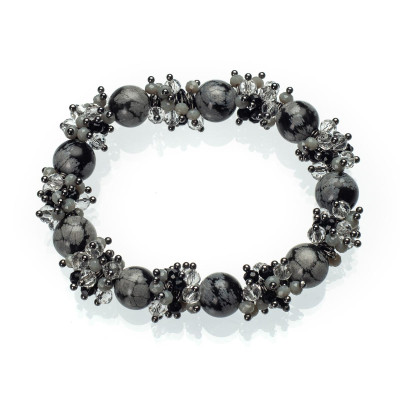 Браслет з обсидіану