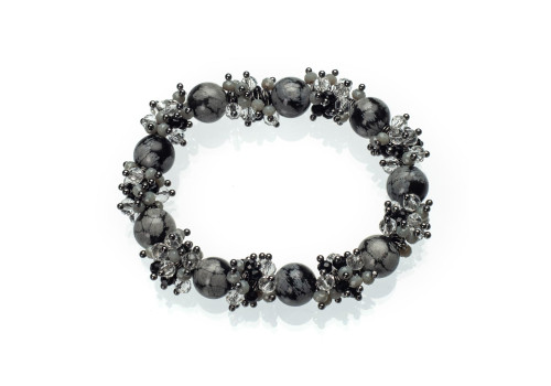 Браслет з обсидіану