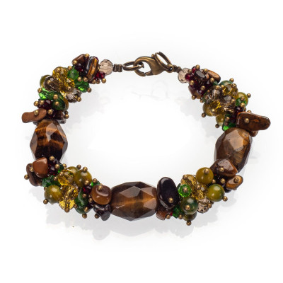 Браслет з тигровим оком 