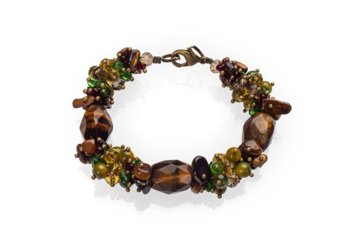 Браслет з тигровим оком 