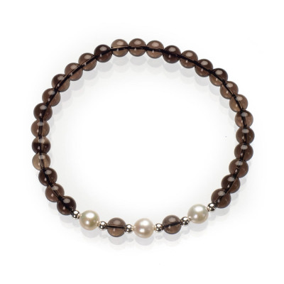 Браслет з натуральним топазом