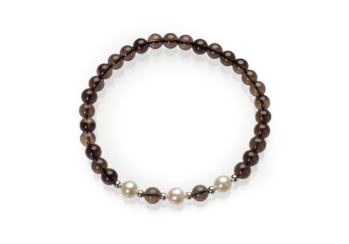 Браслет з натуральним топазом