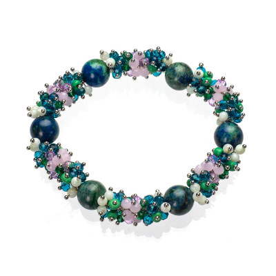 Браслет з азурмалахіту