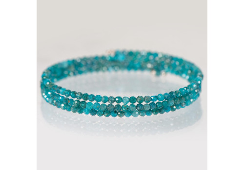 Браслет з натурального апатита