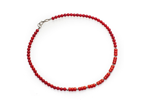 Намисто-чокер з натурального коралу