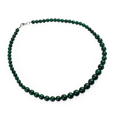 Намисто з натурального малахіту