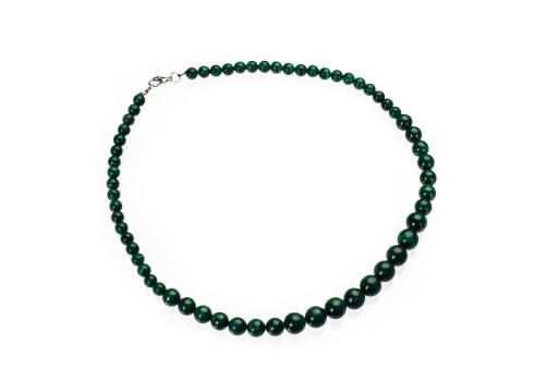 Намисто з натурального малахіту