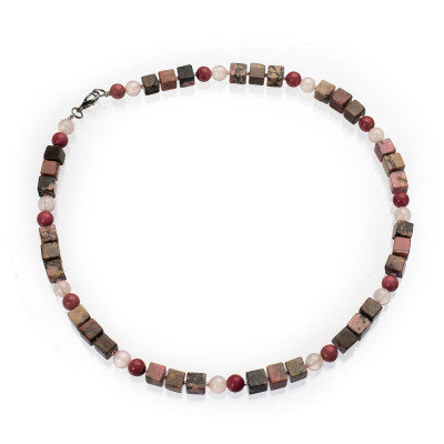 Намисто з родонітом