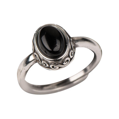 Каблучка з агатом 