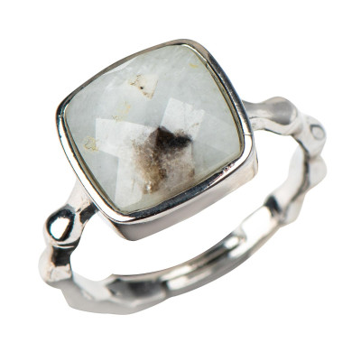 Каблучка з адуляром (місячний камінь) 