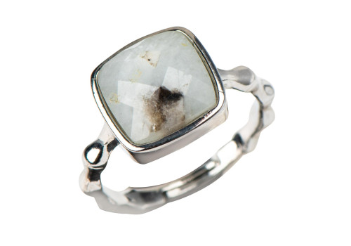 Каблучка з адуляром (місячний камінь) 