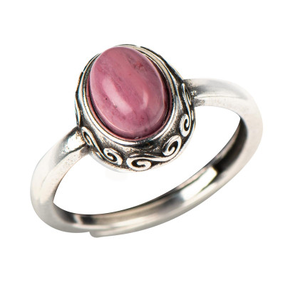 Каблучка з родонітом