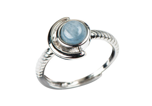 Каблучка  з натуральним кіанітом