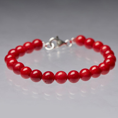 Браслет з натурального корала