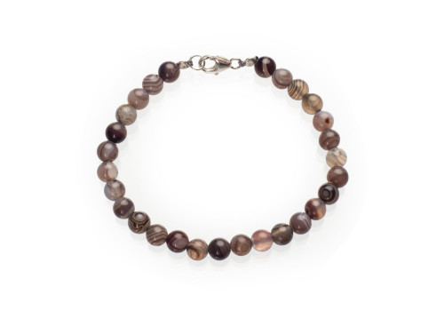 Браслет з агату ботсвана