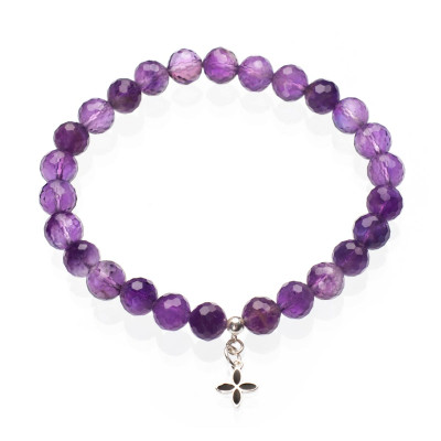 Браслет з аметисту