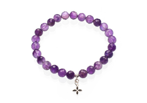 Браслет з аметисту