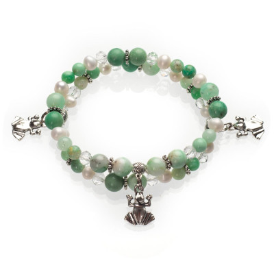 Браслет з хризопразом