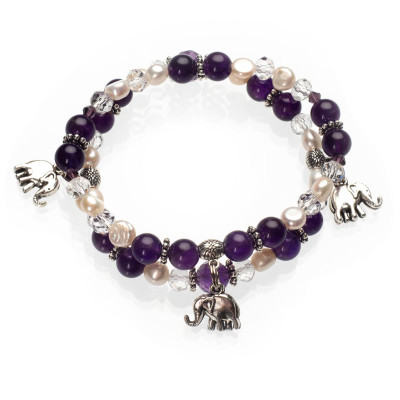 Браслет з аметистом