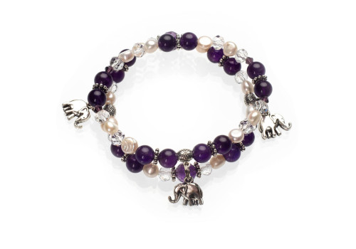 Браслет з аметистом