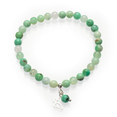 Браслет з хризопразу