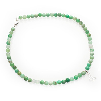 Намисто-чокер з хризопразу