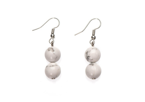 Сережки з кахолонгом 