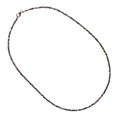 Бусы с натуральным сапфиром