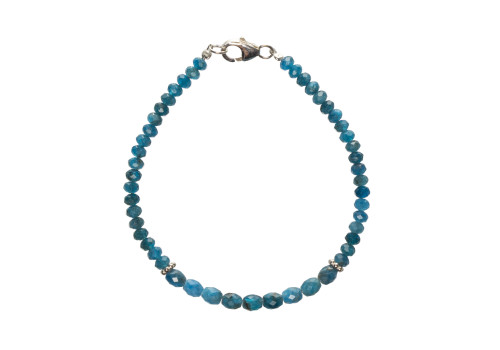 Браслет з натурального апатита