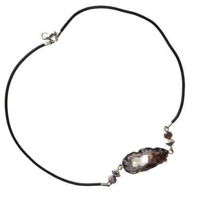 Бусы из агата Ботсвана