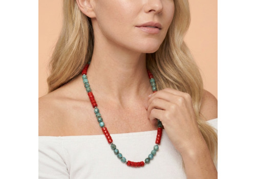 Намисто з натуральним коралом