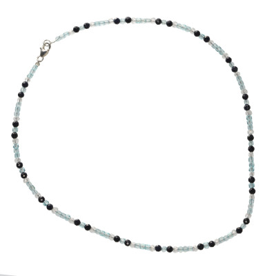 Намисто з натуральним сапфіром