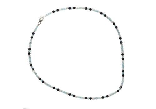 Намисто з натуральним сапфіром