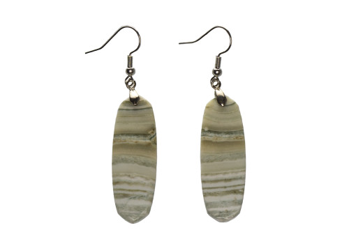 Сережки з агатом 