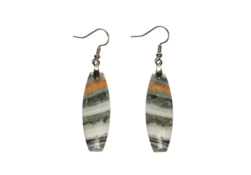 Сережки з агатом 