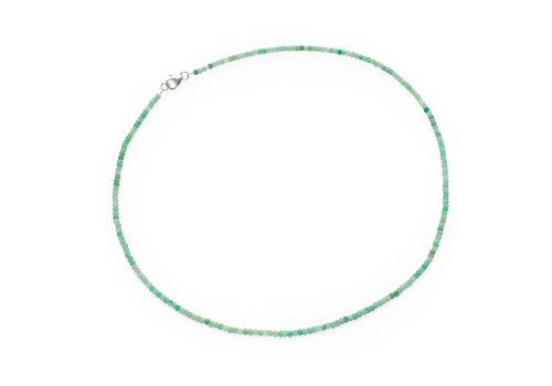 Намисто з натурального смарагду