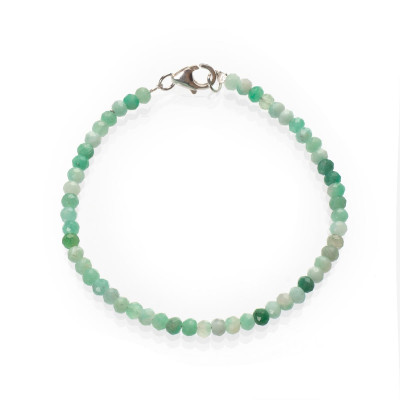 Браслет з натурального смарагду