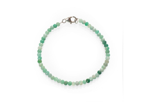 Браслет з натурального смарагду