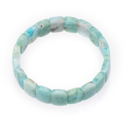 Браслет з натурального ларимара