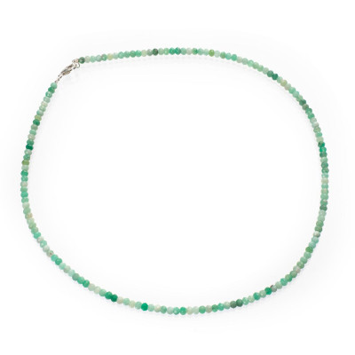 Намисто з натурального смарагду