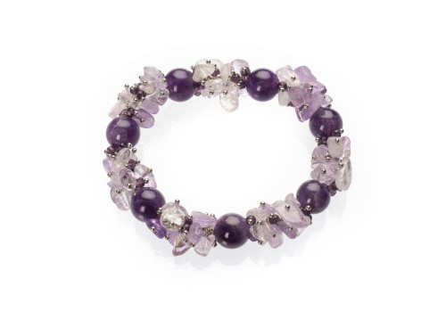 Браслет з аметистом 