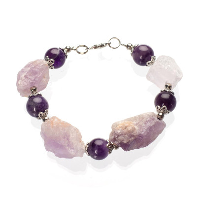 Браслет з аметисту
